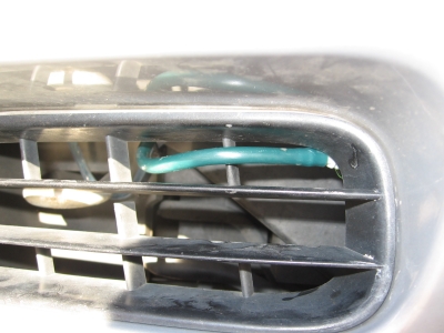 hose in vented panel